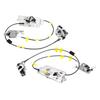 Auto Rear Side Door Lock Latch & Cable for Ford F-150 Extended Cab 2004-2008,