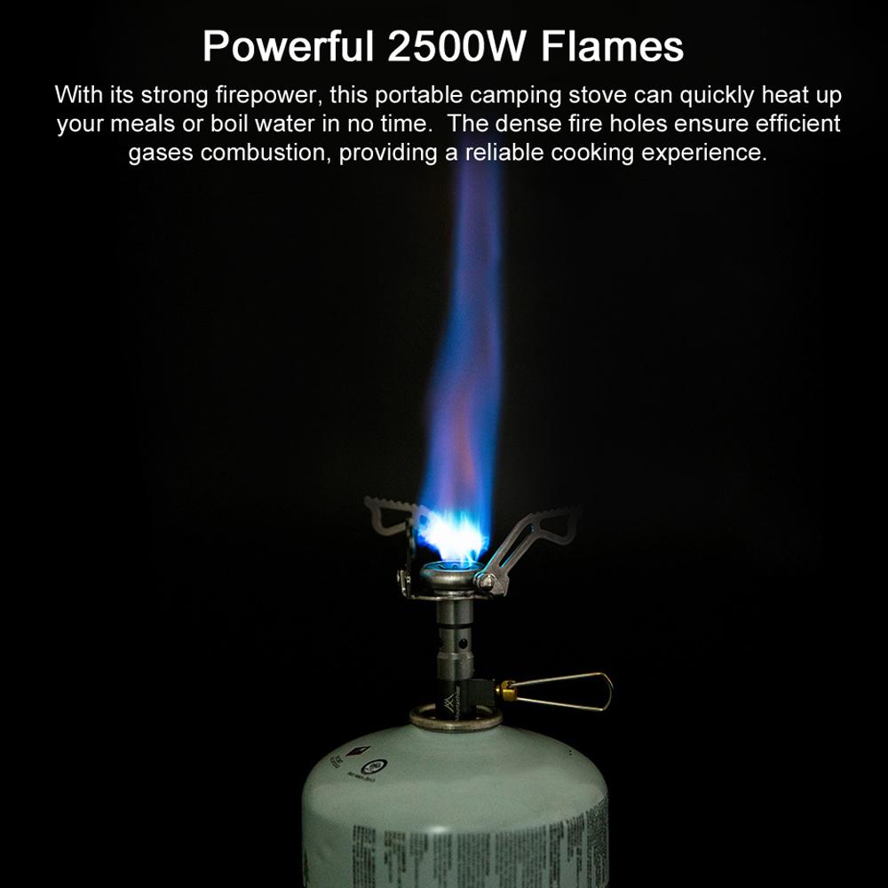 Портативная походная плита, газовая горелка, складная походная плита, 2500 Вт, для приготовления пищи на открытом воздухе