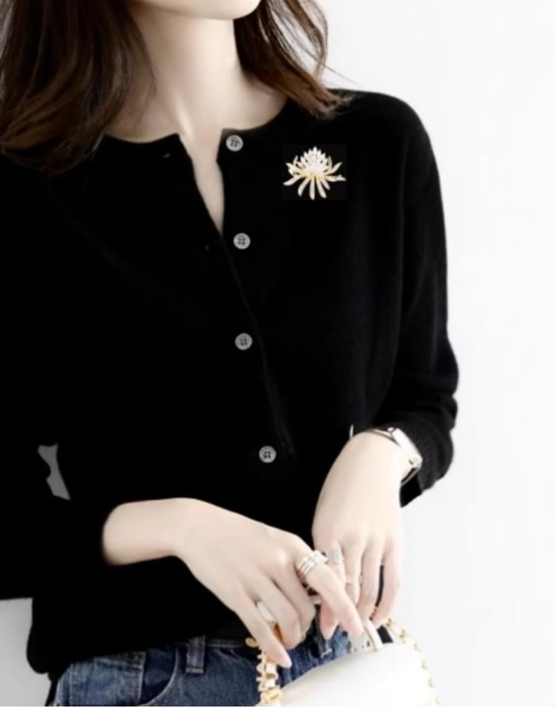 Брошь-цветок из кристаллов циркония Роскошный бриллиантовый корсаж-цветок Подарок для женщины на вход Поставляется с подарочным футляром для свадеб, выпускных, церемоний,