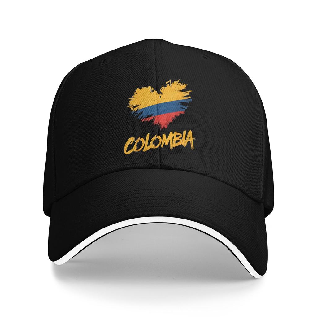 Women Unisex Colombiano Flag Colombia Outdoor Hat Adjustable Cap Casual Baseball Cap Sunscreen Hats