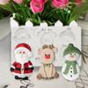 Christmas Silicone Mold Santa Claus Elk Snowman Cake Decoration Mold Fondant Baking Mold