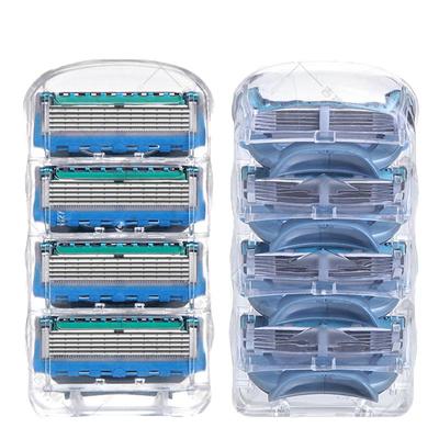 4 шт., 5 слоев, лезвия для бритвы Gillettee для мужчин, кассета для бритья, уход за лицом, кассета для бритья