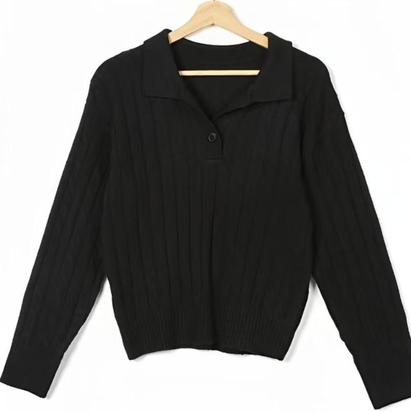 Французский Элегантный Свитер с Воротником-Стойкой Свободного Кроя Винтажный Пуловер с Узором «Косы» Универсальный Повседневный Трикотажный Пуловер Осень Зима Новый