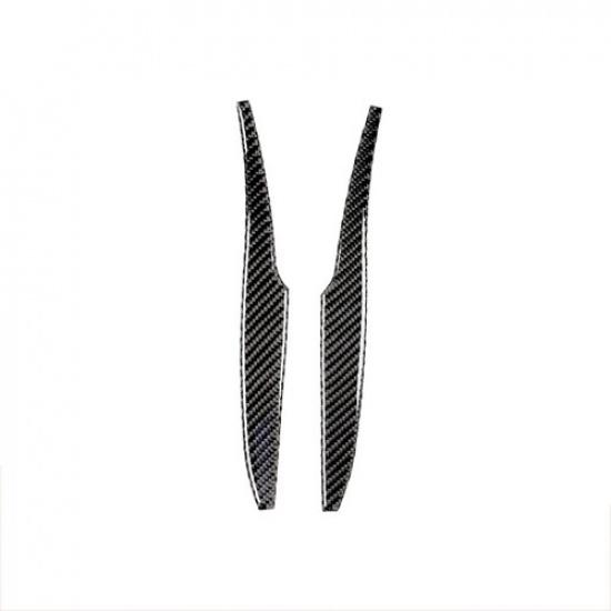 2x Bright Carbon Fiber Car Side Mirror Strip Sticker For Toyota 4Runner 2010-20