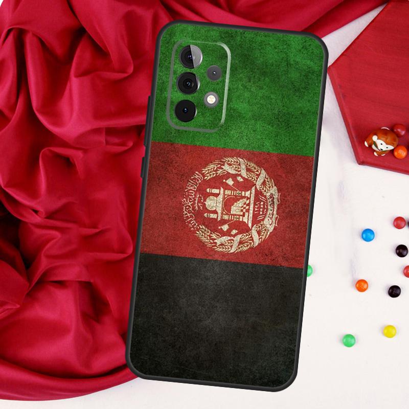 Афганский Афганистан Флаг Для Samsung Galaxy A26 A05 A06 A16 A54 A34 A14 A22 A32 A52 A55 A35 A15 A53 A13 A56 A36 Чехол