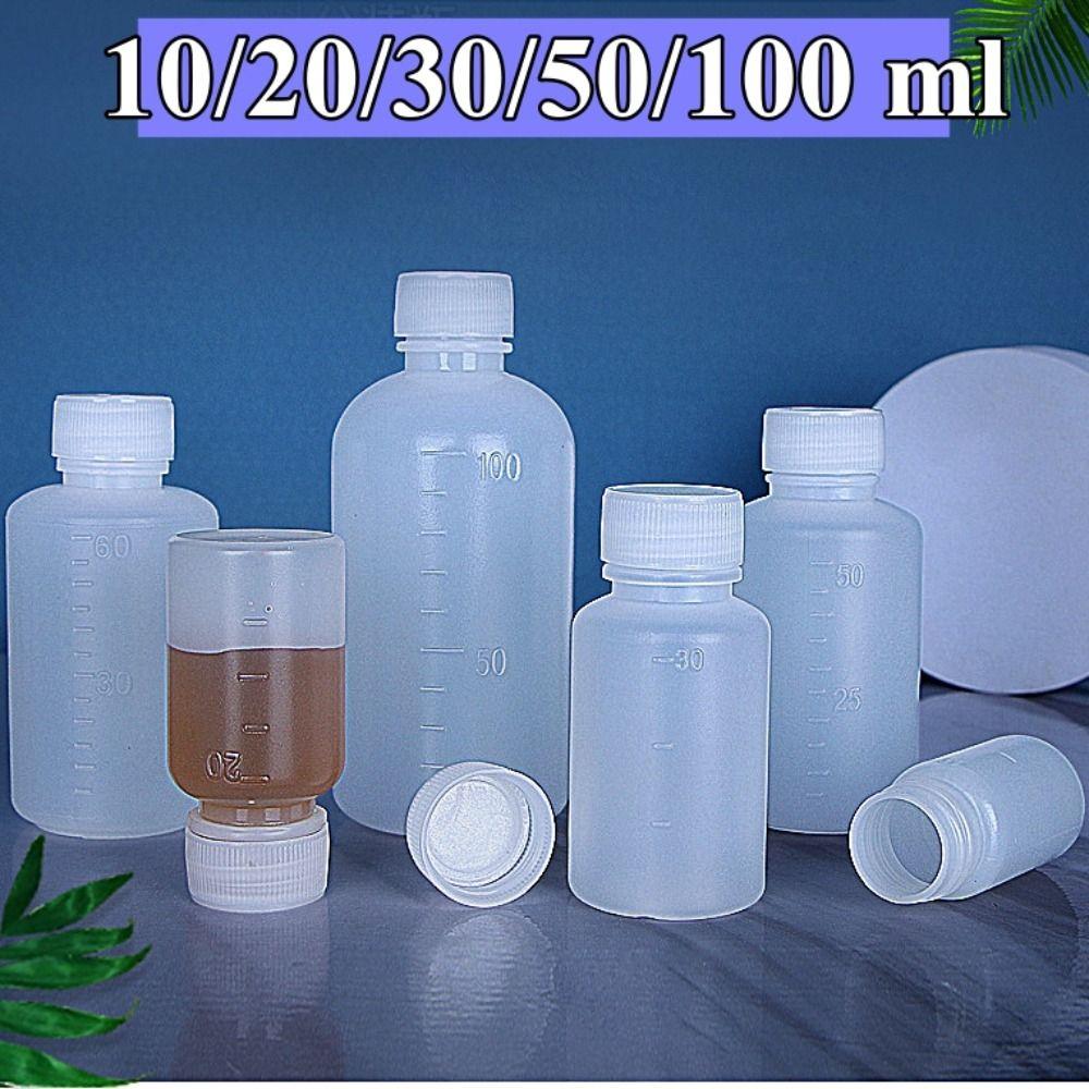 Transparent Refillable Bottle Eco-friendly Liquid Container Accessories Dispenser Bottle