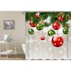 Занавеска для ванной комнаты, полиэстер, цифровая печать, водонепроницаемая занавеска для душа, рождественская серия, перегородка для ванной комнаты