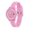 Lacoste 12.12 Series Watch Quartz Movement Silicone Strap Pink Dial Kids watches 2030058