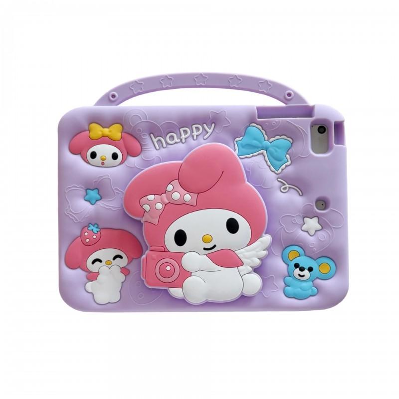 Soft Silicone Cartoon Case Galaxy Tab A7 Lite A8 A9 Plus S6 With 360 Rotating Stand Pen Slot