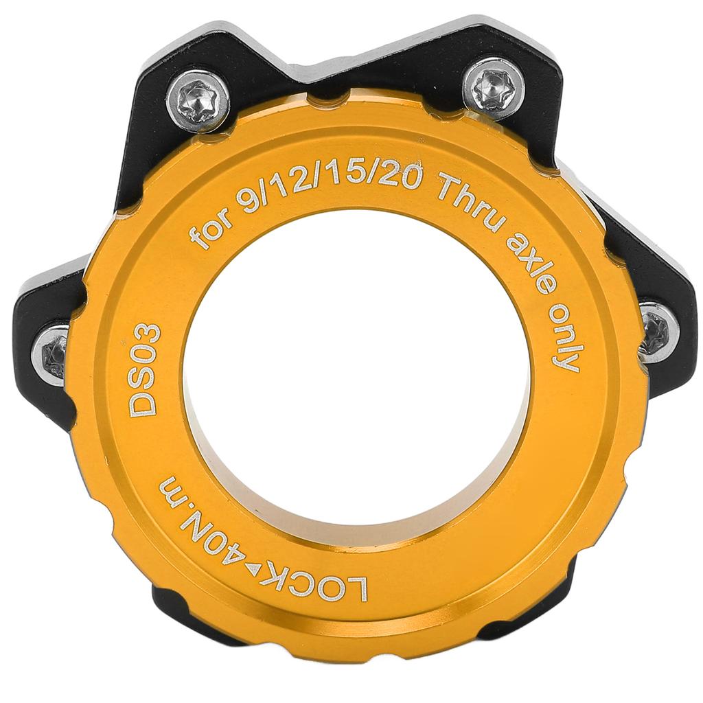 MEIJUN Адаптер-замок с Centerlock на 6 болтов, ось-адаптер из алюминиевого сплава для втулки под сквозную ось, Золотой