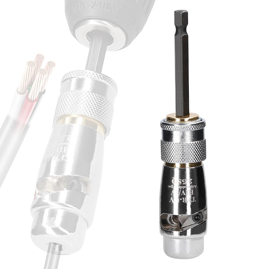 Инструмент для зачистки электрических проводов из алюминиевого сплава, практичный роторный инструмент для зачистки кабеля