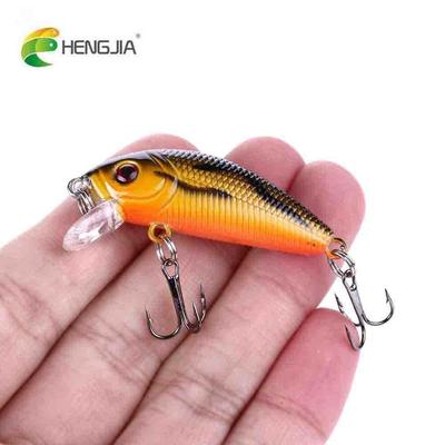 1шт мини-приманки для гольяна для окуня, реалистичные приманки для щуки, приманки для лодок, дорожные рыболовные снасти