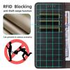 Кожаный чехол с RFID-защитой для vivo V50 Lite Y03 Y04 Y18 Y28 Y29 Y33S Y36 Y38 Y39 Y56 Y78 Y200 Y300 Флип-чехол-кошелек с подставкой