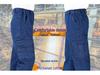 Men's Thickened Denim Multi-Pocket Welding Overalls - Durable, Loose-Fit, Pure Cotton Labor Protection Pants