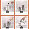 800ml French Press Coffee Maker Stainless Steel Double Walled Insulated Coffee Pot (BPA Free,No FDA)