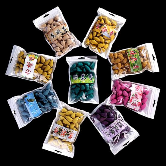 45 шт./компл. конус для благовоний, крошечная башня, благовония в форме конуса с естественным обратным потоком для спа