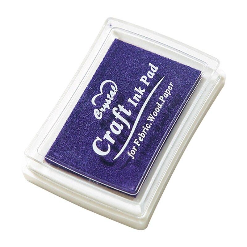 Non-Toxic Gradient Color Ink Pad Inkpad Rubber Stamp Oil Based Finger Print Nice Gift for Children Stamp DIY Art Craft