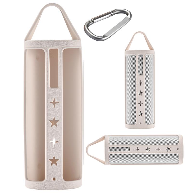 Для получения справки по описанию Чехол для динамика Чехол для динамика Сумка-органайзер с металлическим карабином Всестороннее покрытие для путешествий