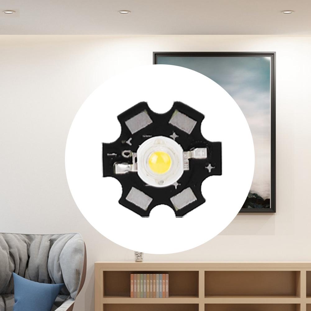 25 шт. высокояркий интегрированный чип источник света светодиодный шарик прожектора натуральный белый 4000-4500K