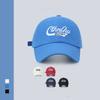 Retro Baseball Cap Women's Spring and Summer Letters Burgundy Cap Street Original Trendy Versatile Sunscreen Men