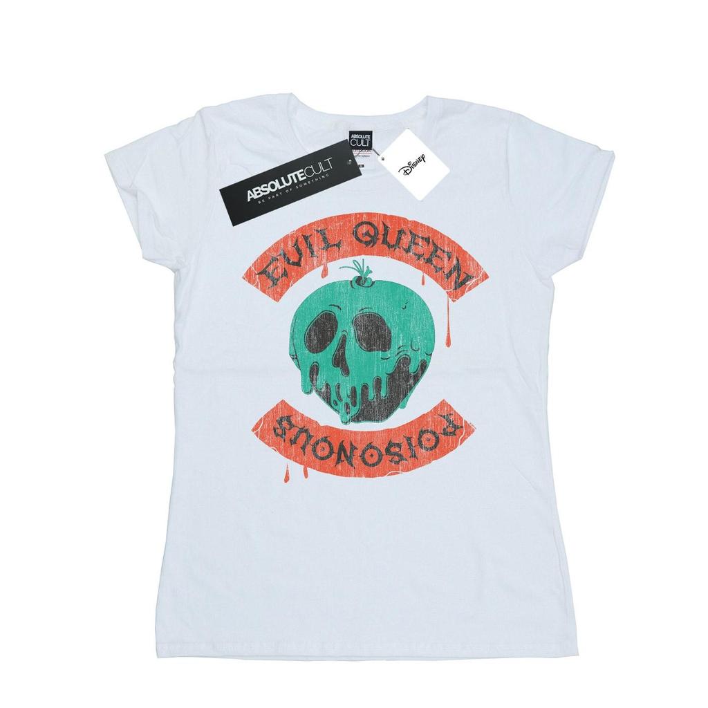 Disney Womens/Ladies Poisonous Skull Apple Cotton T-Shirt