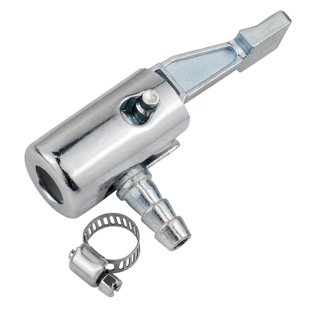 1/4-дюймовый запирающийся цельнометаллический воздушный патрон для воздушного компрессора, портативный насос для шин, наконечник шланга с зазубренными соединителями