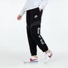 Nike As W Nsw Air Flc Mr Jggr Logo Embroidered Color Block Knitted Sports Joggers Women Joggers Black DD5420-010