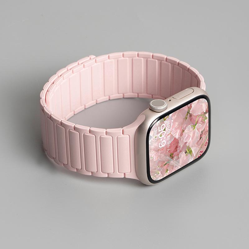 Силиконовый ремешок Jingyi для Apple Watch S7/S8/S9/S11 и iWatch10 с магнитной застежкой