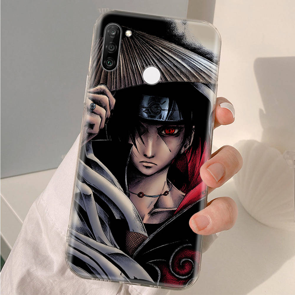 AD89 Наруто Итачи Прозрачный чехол для Samsung A04 A14 A23 A34 A54 M23 M33 M52 M53 Realme 10 9 C30S C35 C55 VIVO Y02 Y21 Y33S Y51 X80 V25 Чехол