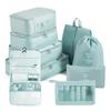 9 Pcs/set Travel Luggage Packing Cubes Organizer Portable Clothes Underwear Essentials Storage Bag