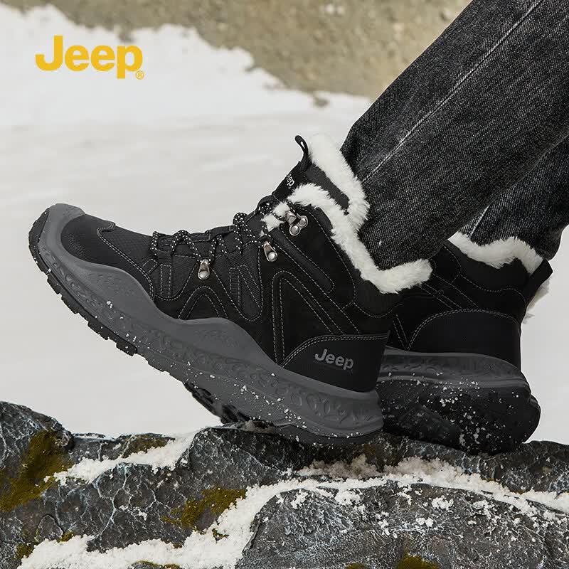 Jeep Мужские утепленные флисовые снегоступы