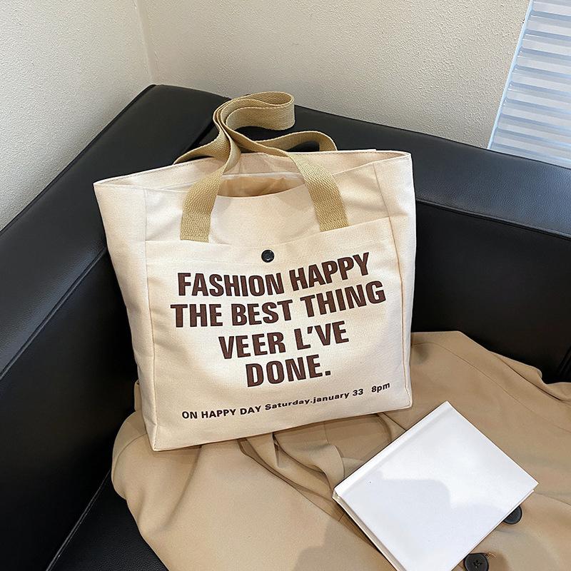 Холщовые сумки-тоут для женщин, большая вместительная сумка на плечо, студенческие занятия, поездки на работу, сумка для ноутбука, повседневные сумки ARI