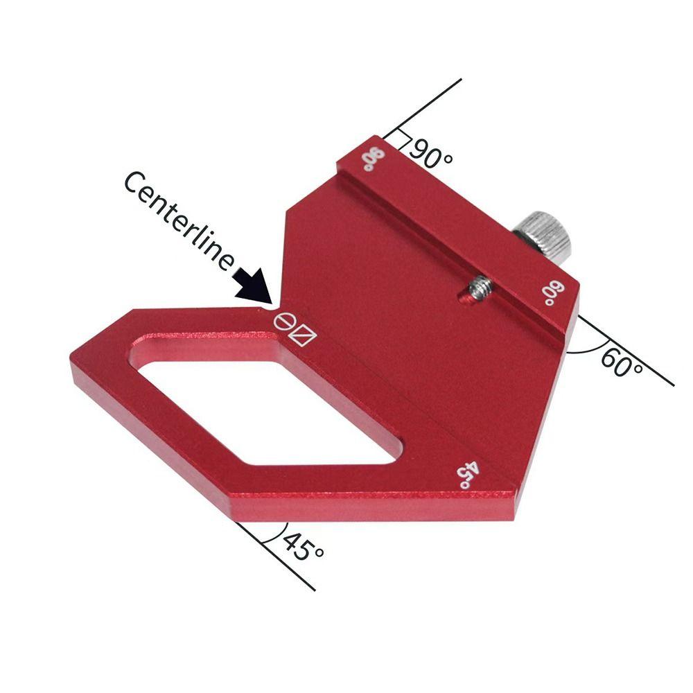 High Precision Positioning Block Aluminum Alloy 45/60/90 Degree Angle Scriber Furniture Making