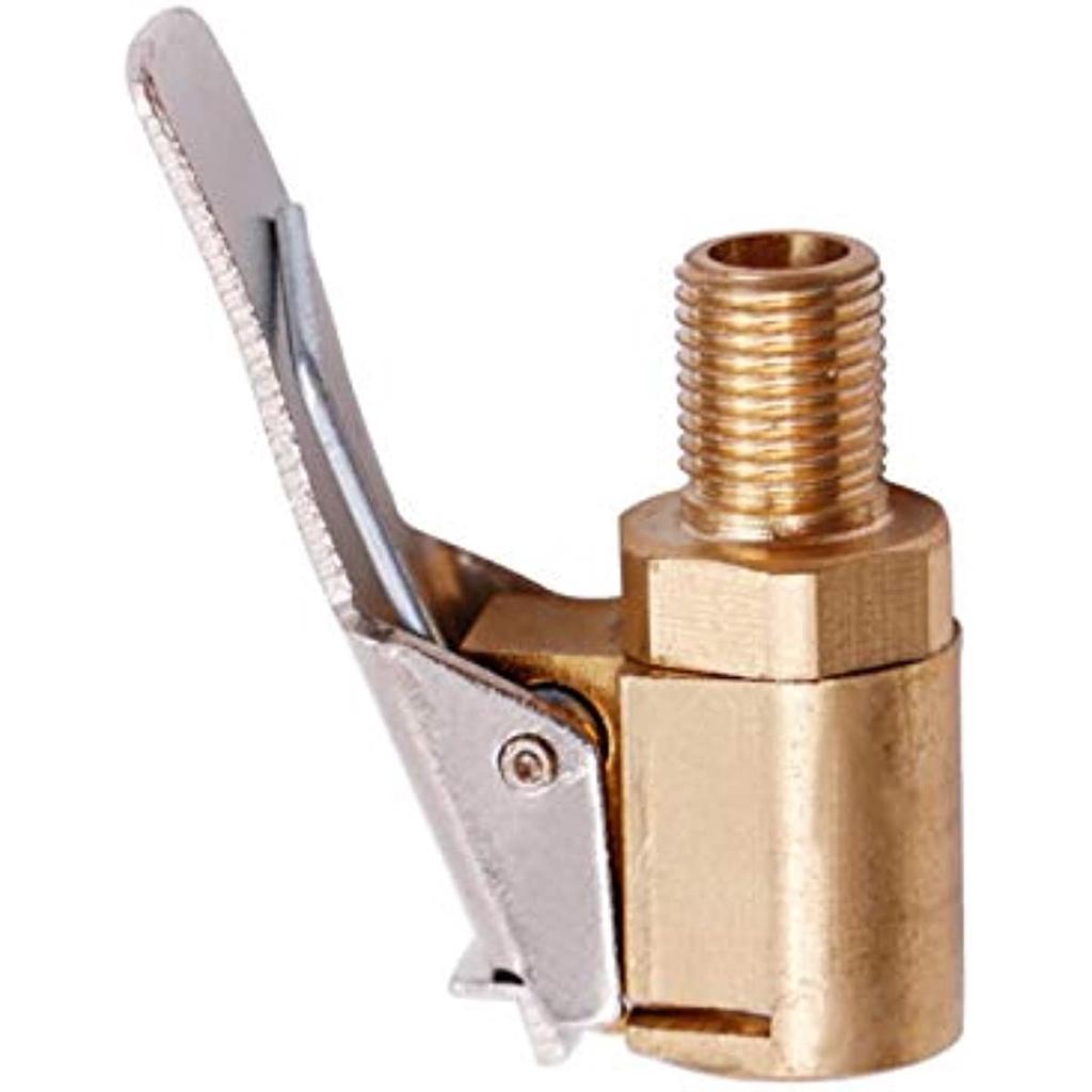 Комплект из 2 шт., штепсельная вилка рычага автомобильного клапана, воздушный патрон, латунный клапан для шин, зажим для воздушного насоса, вилка автомобильного клапана, адаптер для резьбы сопла воздушного насоса, зажим для переоборудования головки для шин