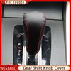 Автомобильные воротники переключения передач из натуральной кожи, чехол для ручки переключения передач для Honda Accord 8th 9th 9,5th 2008-2017 AT Handbrake