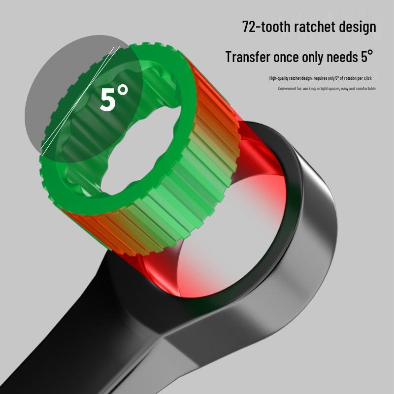 Промышленный набор быстросъемных трещоточных ключей Baolian – Реверсивный, Двухцелевой, Трудосберегающий инструмент