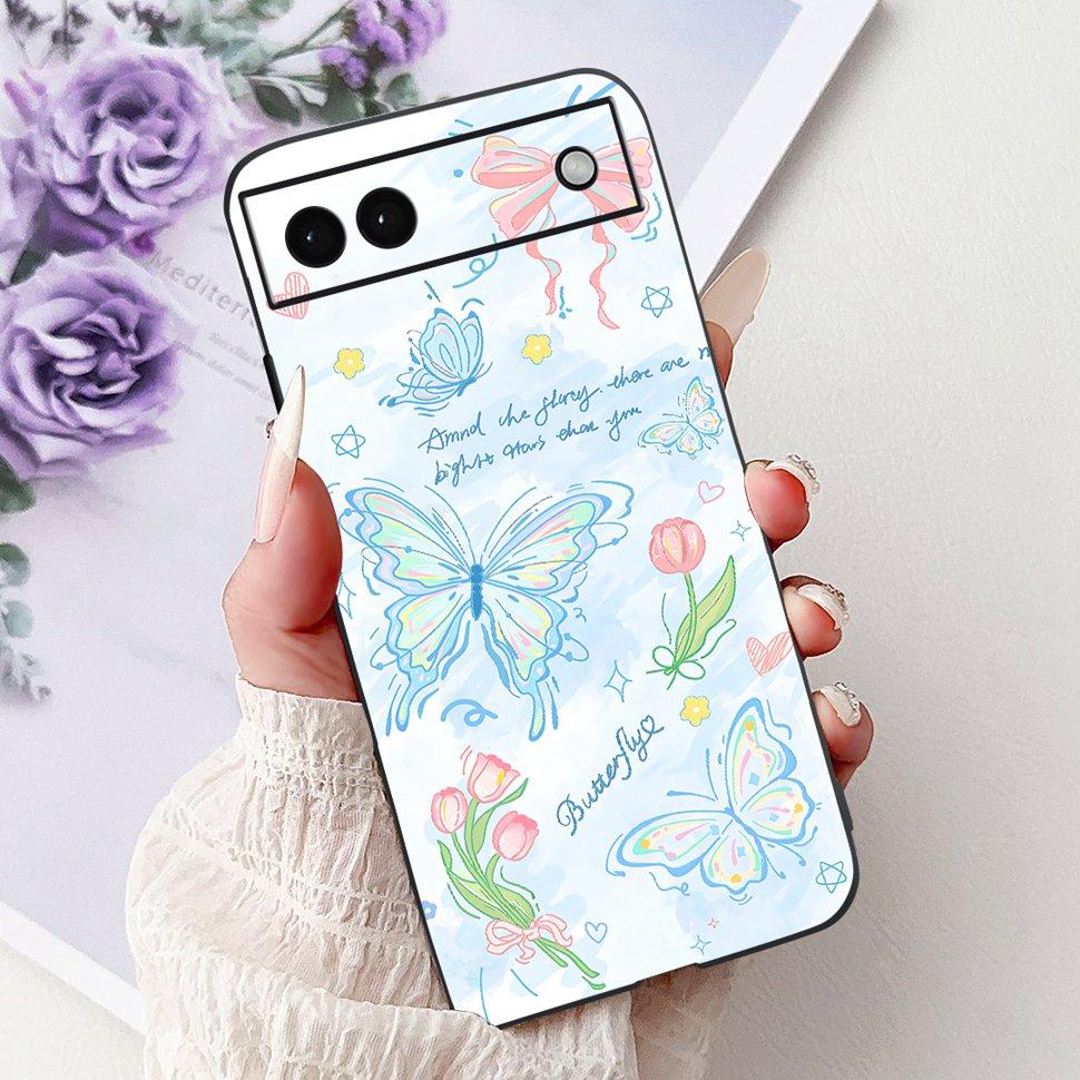 Luxury Painted Cover For Google Pixel 6A Case Soft Silicone Phone Case For Google Pixel 6A Google6A 2022 Back Cover 6.1"