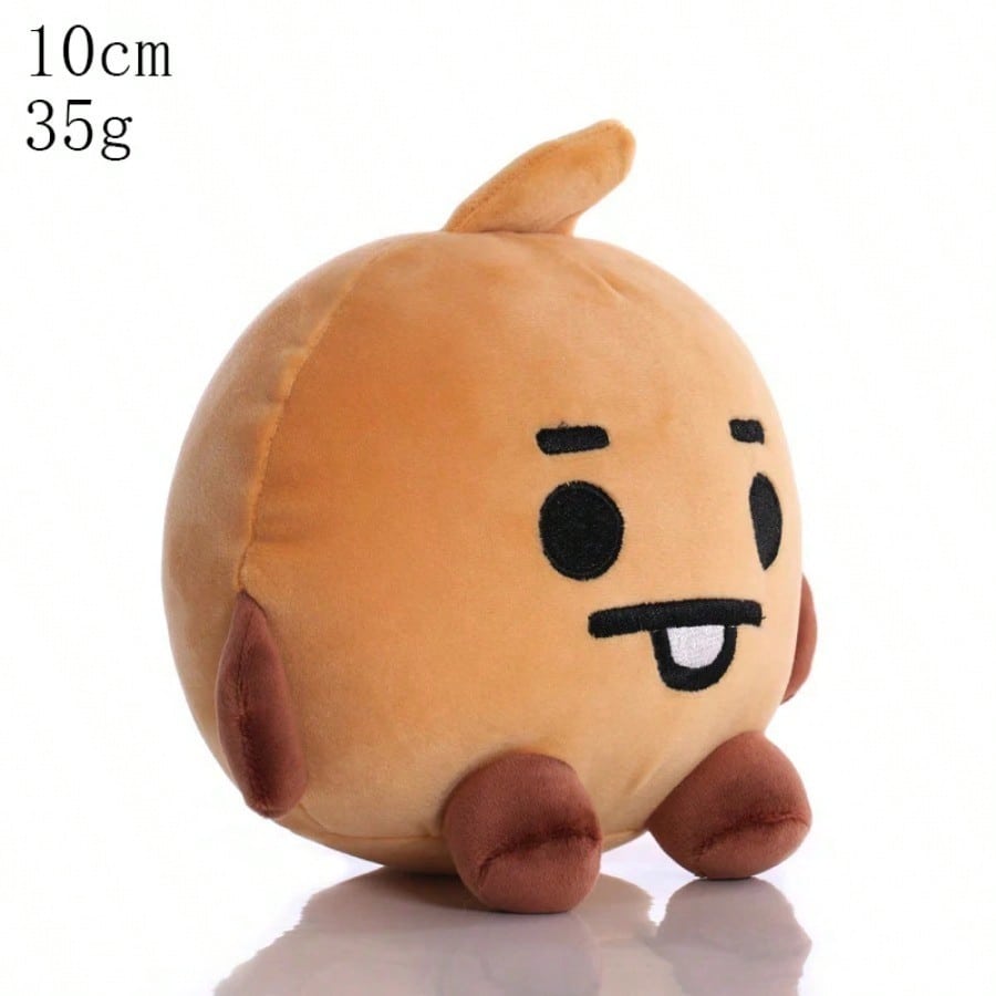 LINE FRIENDS BT21 Kpop Аниме 10–24 См Мультяшная Плюшевая Игрушка Рюкзак: Милая кукла в корейском стиле — Идеально подходит для Рождества и дней рождения