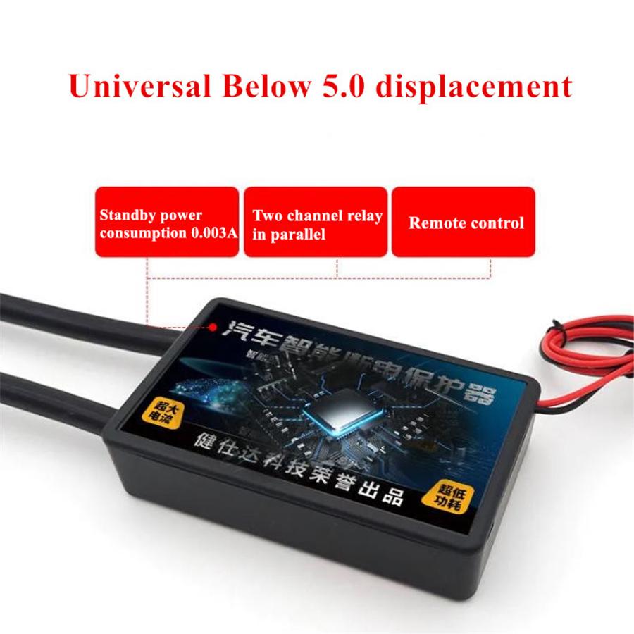 12V Wireless Remote Cut Off Car Battery Disconnect  Isolator Master Switch 1800A