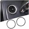 Автомобильная наклейка на приборную панель, боковая часть кондиционера, вентиляционное отверстие, кольцо, накладка, рамка для Mitsubishi Eclipse 2006-2011