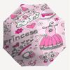 1PC Princess Castle Umbrella-8-Rib Reinforced Portable Folding Travel Suitable for All Seasons Outdoor Daily Use  -J0329