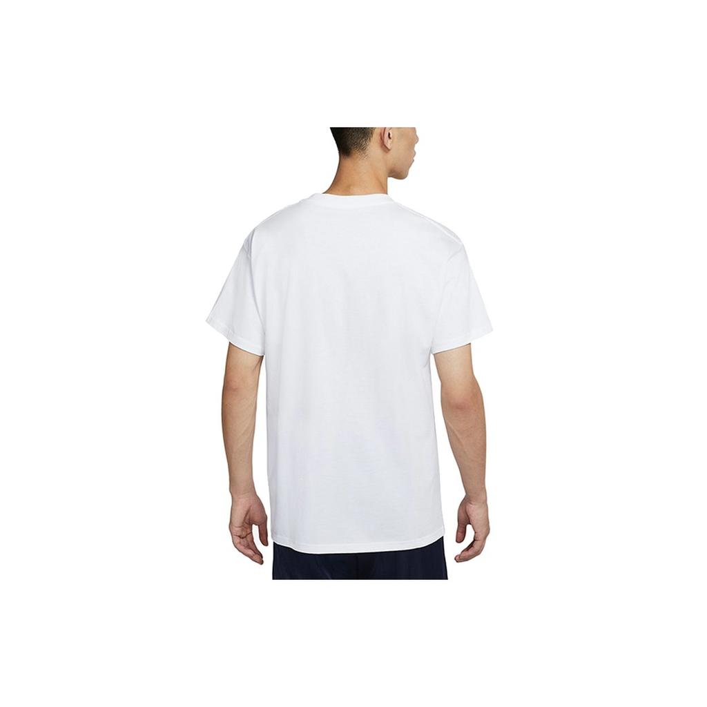 Nike Футболки Мужские Белые С Круглым Вырезом Умеренная DJ1553-100