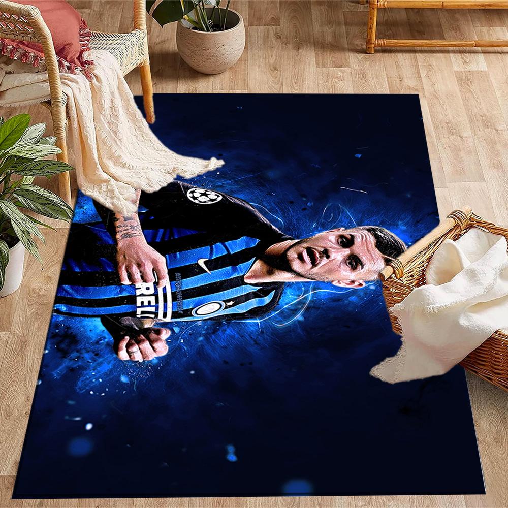 Inter Milan Star Icardi Carpet Design for Study room Living Rooms Hallway Dormitory Antislip Carpet Decorate Offices