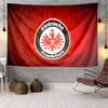 Flaming Heart Frankfurt Emblem Tapestry, Unique Design Tapestry, Wall Decor for Bedroom,Livingroom, Playroom,Heartwarming Fan Holiday Gifts