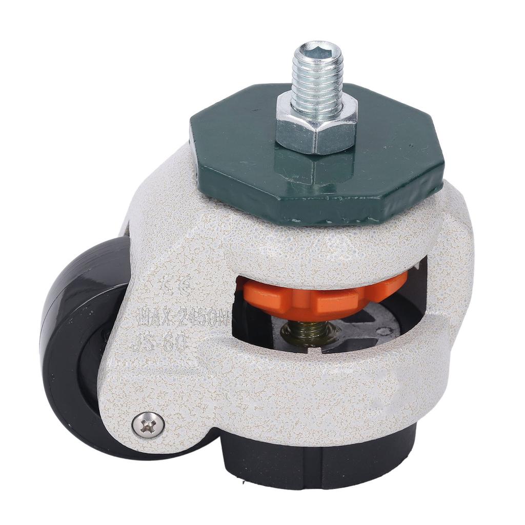 Leveling Stem Caster M12 Heavy Duty Adjustable with Ratchet Handle for Workbench Machine Equipment 51mm OD