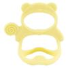 I&B Chewing Gum Adhesive Wrist Teether + Carrying Case, Teether + Case, Gomi Milky Yellow, 1 Piece, Korean Baby Products