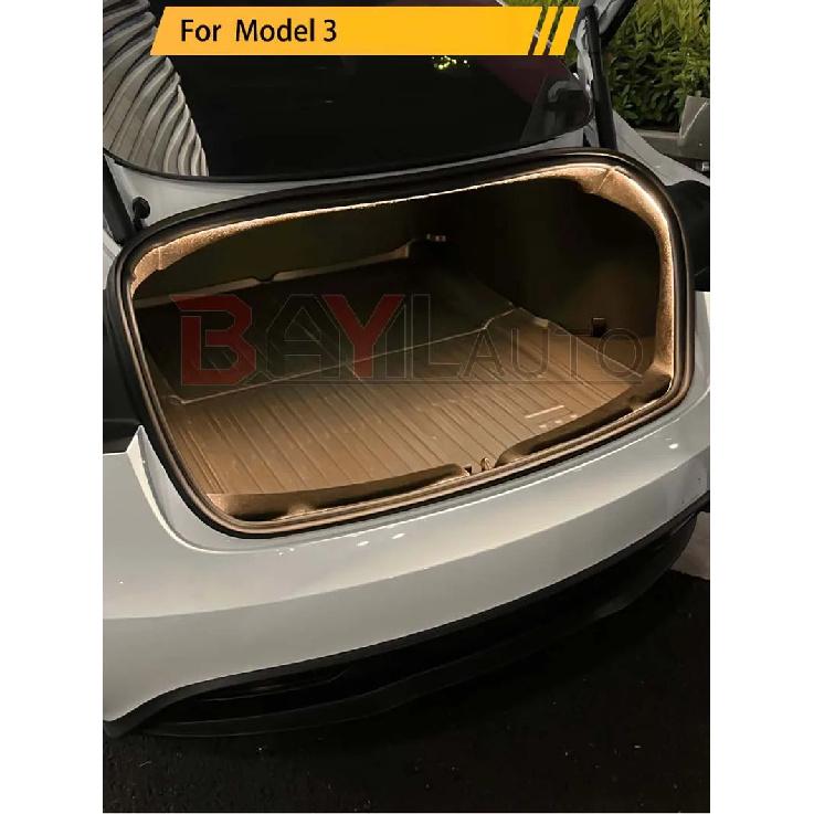 Свет в багажнике автомобиля Для Tesla НОВАЯ Model 3 highland 2024 2025 Салонный атмосферный свет Освещение заднего багажника Автоаксессуары