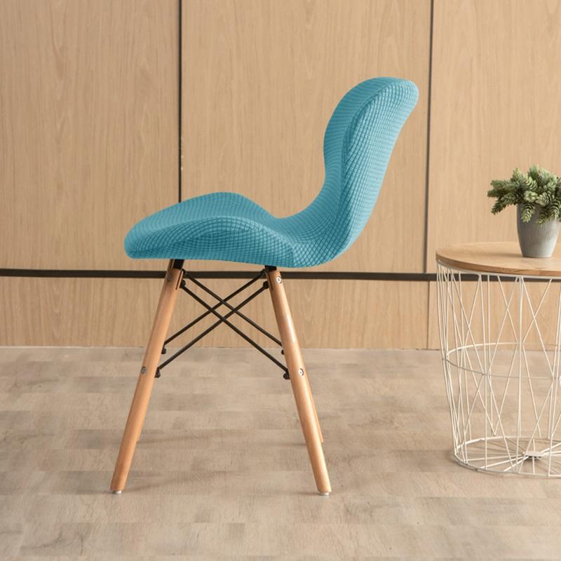 1 /2 /4 /6pc Butterfly Curved Chair Cover Stretch Spandex Ant Chair Covers Polar Fleece Bar Stool Seat Slipcovers For Living Room