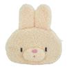 Sunlemon Fluffy Watton Pouch Rabbit BE 14 X 5 X 15cm Miscellaneous Goods and Small Items Case with Gusset and Zipper Animal Rabbit P-9442