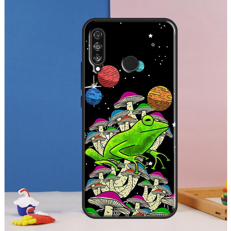 Психоделический Грибной Лягушачий Чехол Для Huawei Nova Y73 Y72 Y70 Y90 Y60 Y61 Y91 12s 12i 11i 8i 9 10 SE P30 P40 Lite P60 Pro